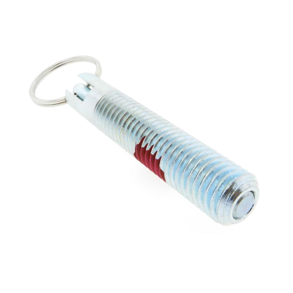 Standard Pull Ring Locking Nose Retractable Plunger with Nylon Patch